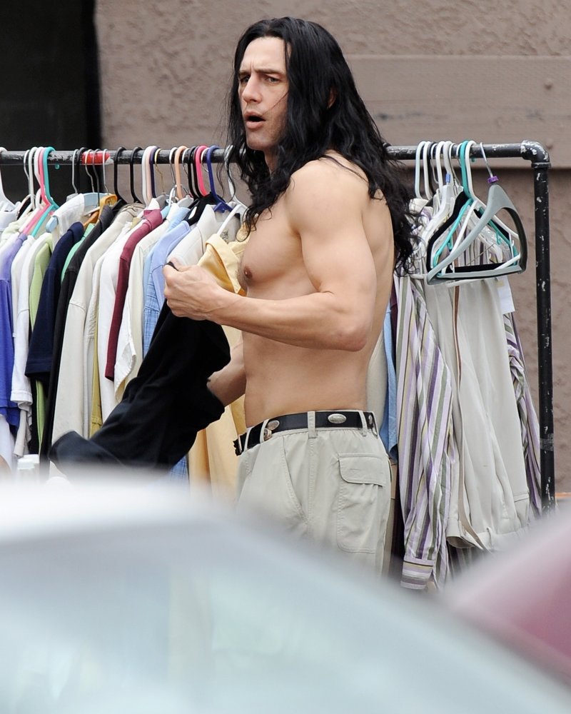 James Franco in Filming A Scene for The Disaster Artist.