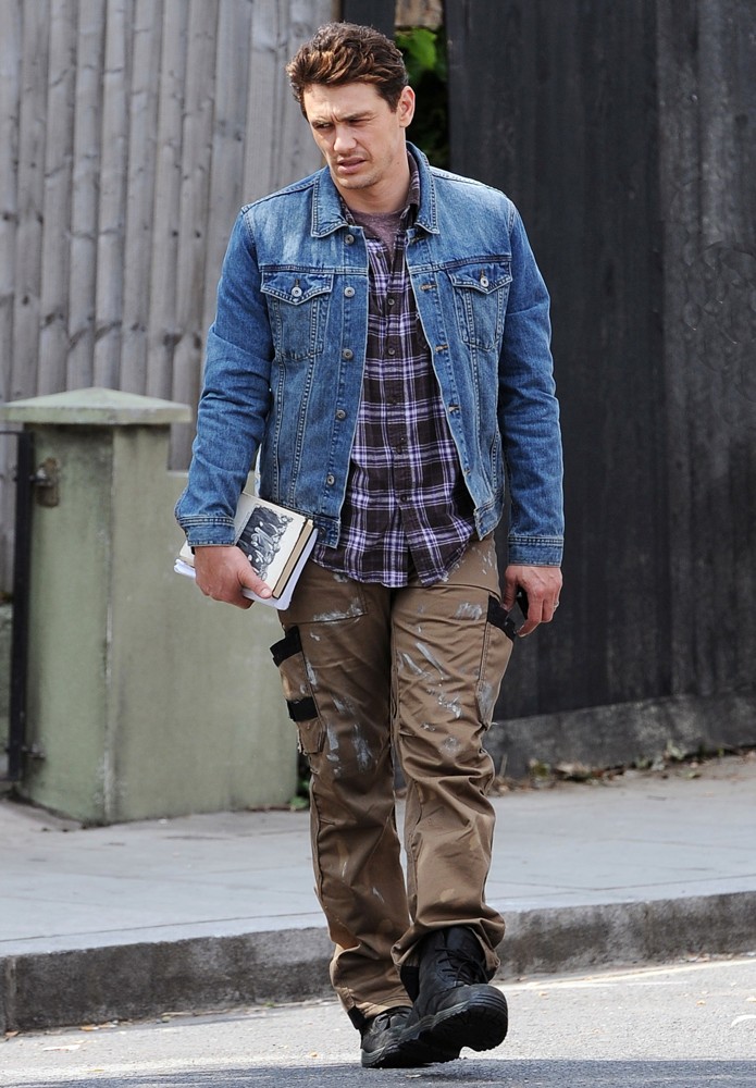 James Franco;<br>Filming Movie Good People on Location