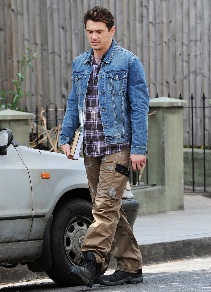 James Franco;<br>Filming Movie Good People on Location
