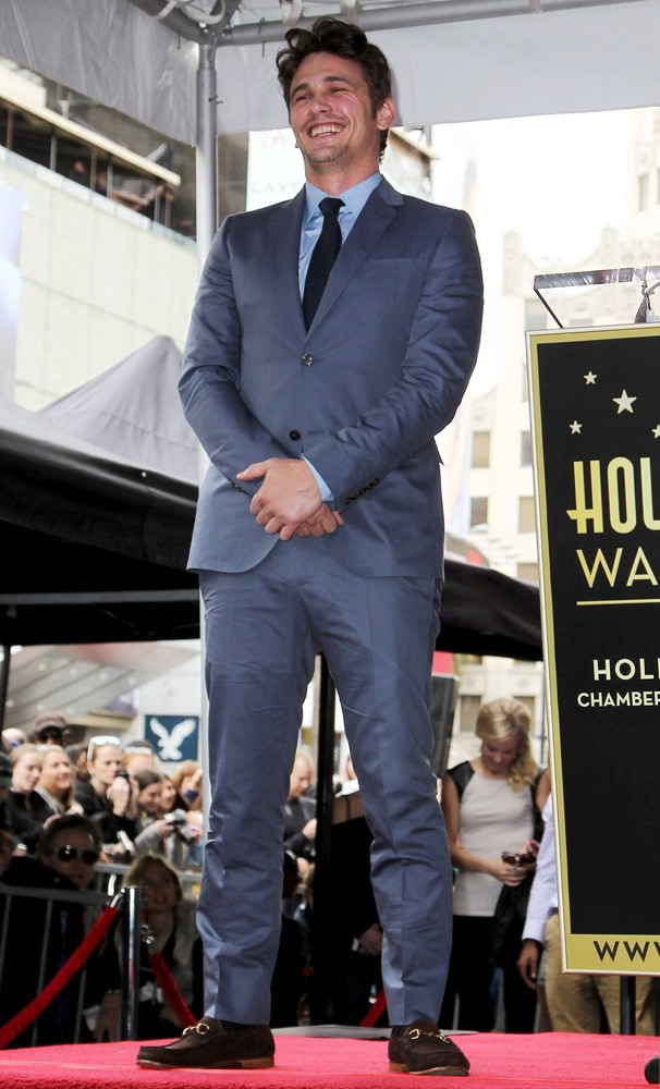 James Franco;<br>James Franco Is Honoured with A Hollywood Star on The Hollywood Walk of Fame