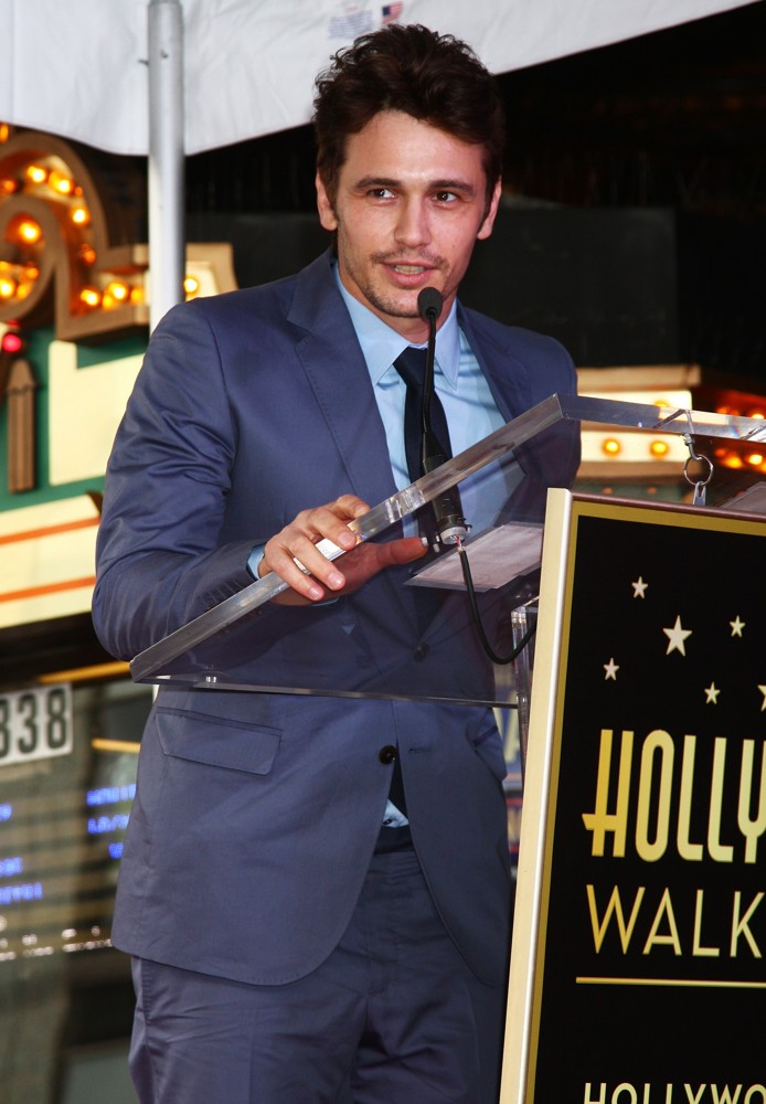 James Franco;<br>James Franco Is Honoured with A Hollywood Star on The Hollywood Walk of Fame
