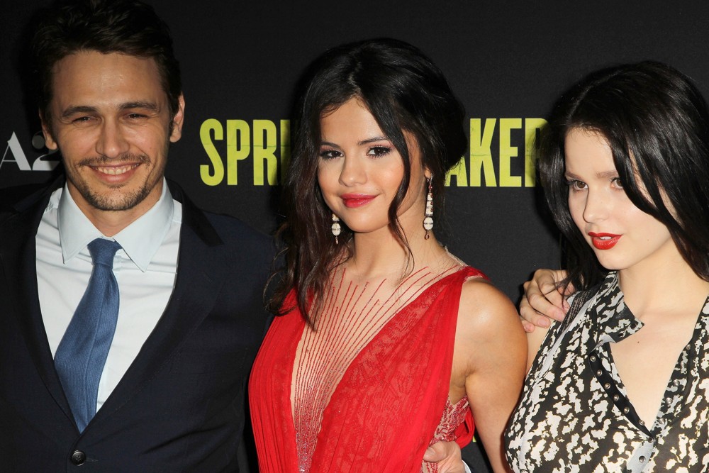 James Franco;Selena Gomez;Rachel Korine;<br>The Los Angeles Premiere of Spring Breakers - Arrivals