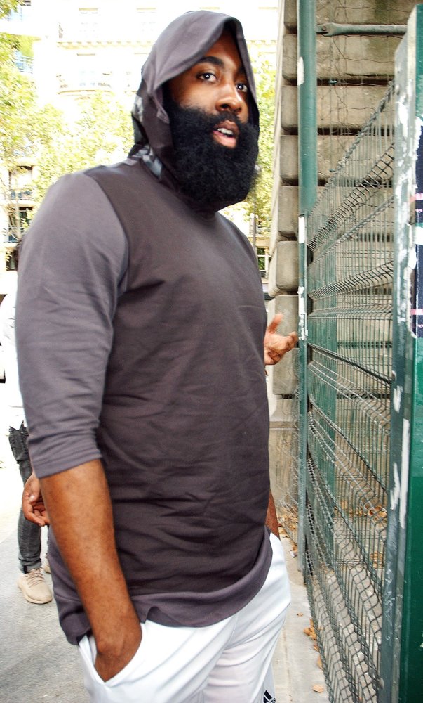 James Harden Plays Basketball at A Park
