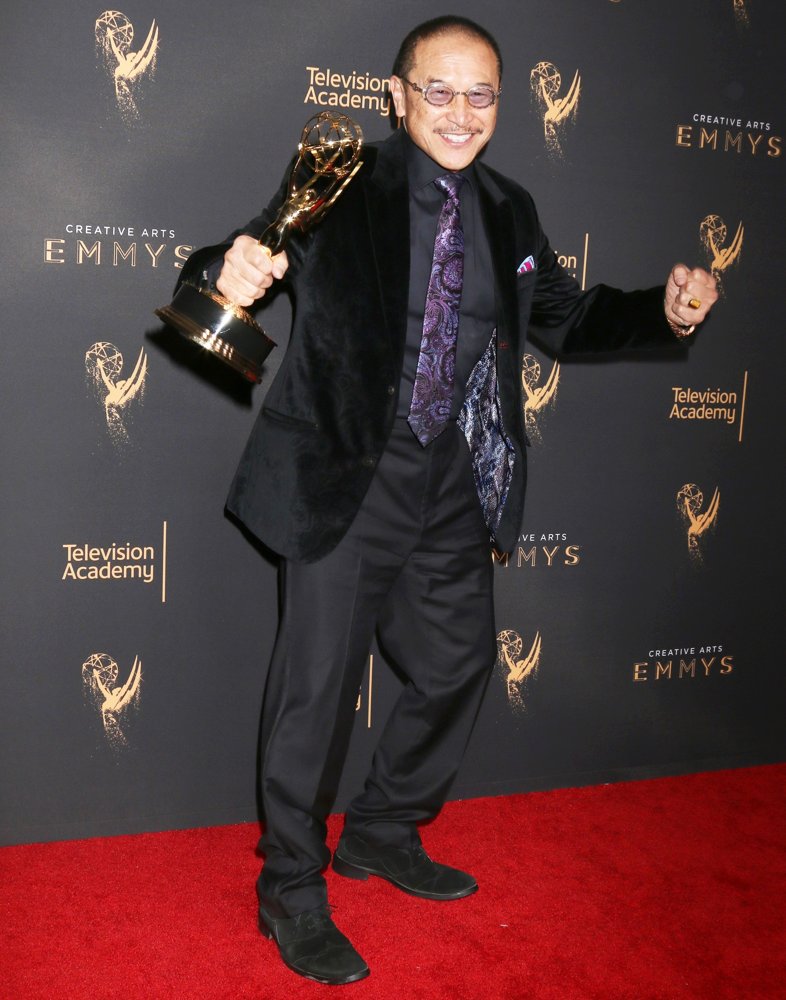 James Lew;<br>Creative Arts Emmy Awards 2017 - Day 2 - Press Room