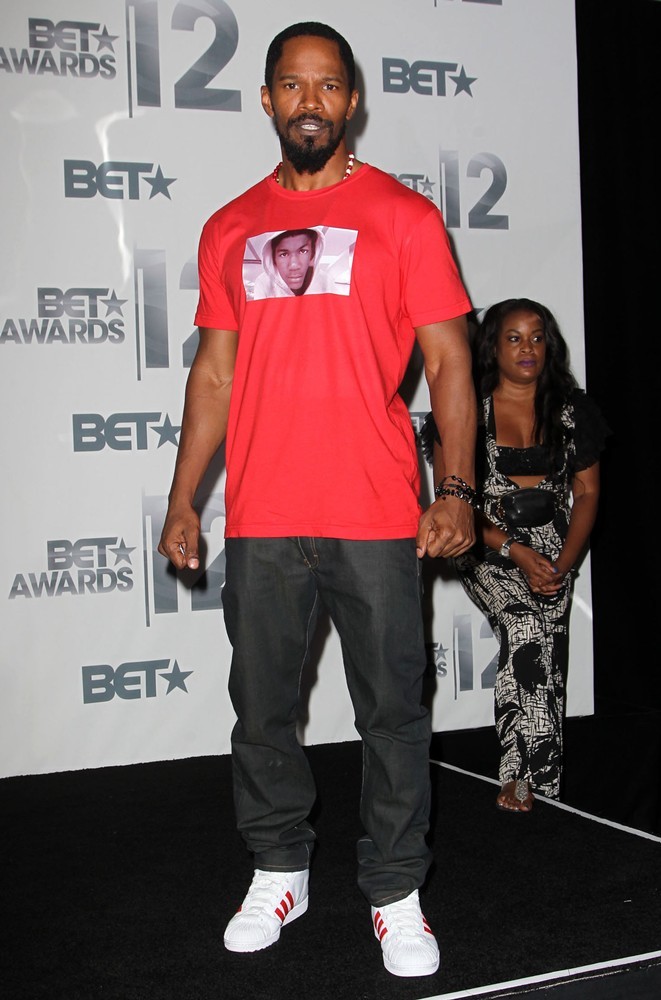 Jamie Foxx;<br>The BET Awards 2012 - Press Room
