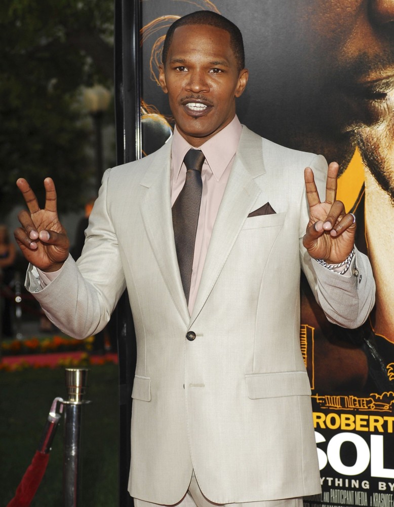 Jamie Foxx;<br>Premiere of The Soloist - Arrivals