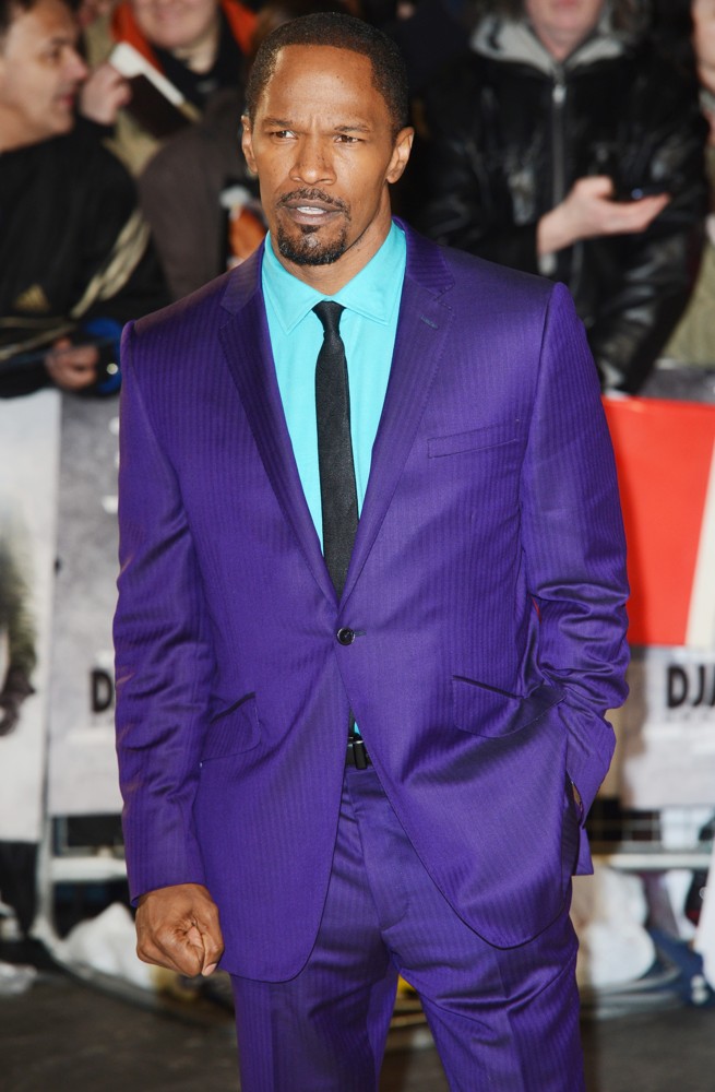 Jamie Foxx;<br>The UK Premiere of Django Unchained - Arrivals