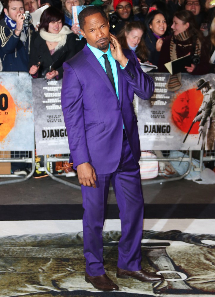 Jamie Foxx;<br>The UK Premiere of Django Unchained - Arrivals