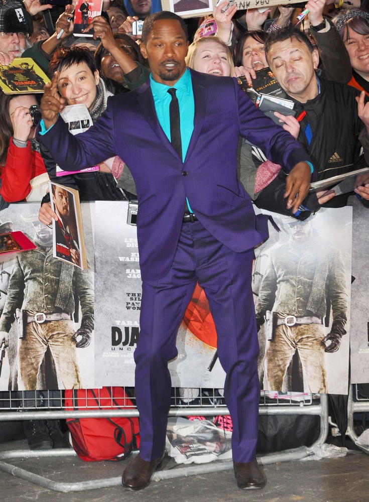 Jamie Foxx;<br>The UK Premiere of Django Unchained - Arrivals