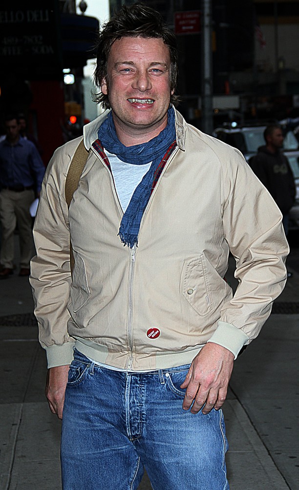 Jamie Oliver;<br>Celebrities Arriving at The Ed Sullivan Theater for The Late Show with David Letterman