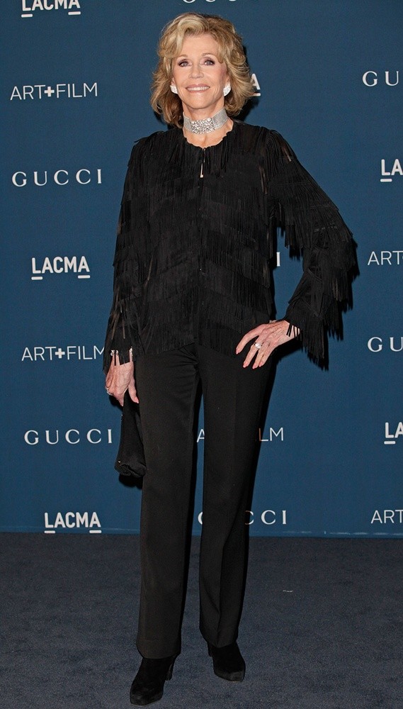 Jane Fonda;<br>LACMA 2013 Art and Film Gala Honoring Martin Scorsese and David Hockney Presented by Gucci