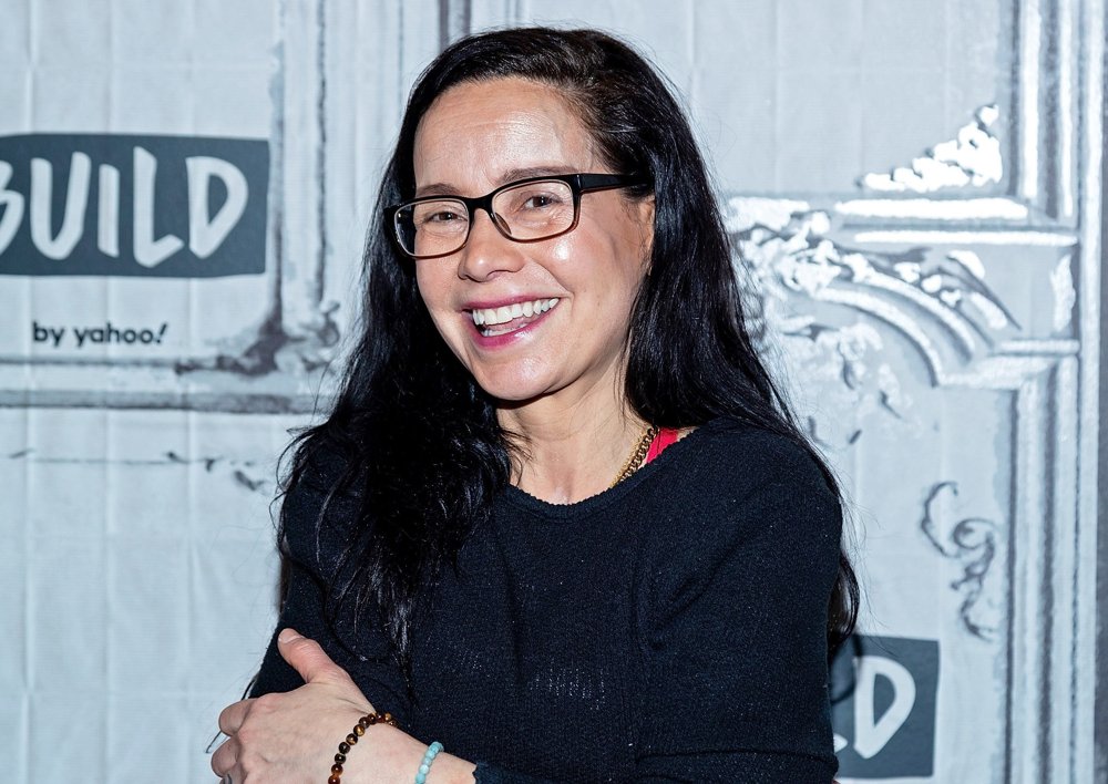 Janeane Garofalo Yahoo Build Series Celebrity Candids.