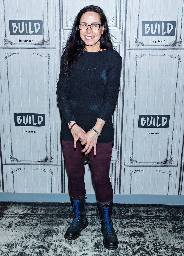 Janeane Garofalo;<br>Yahoo Build Series Celebrity Candids
