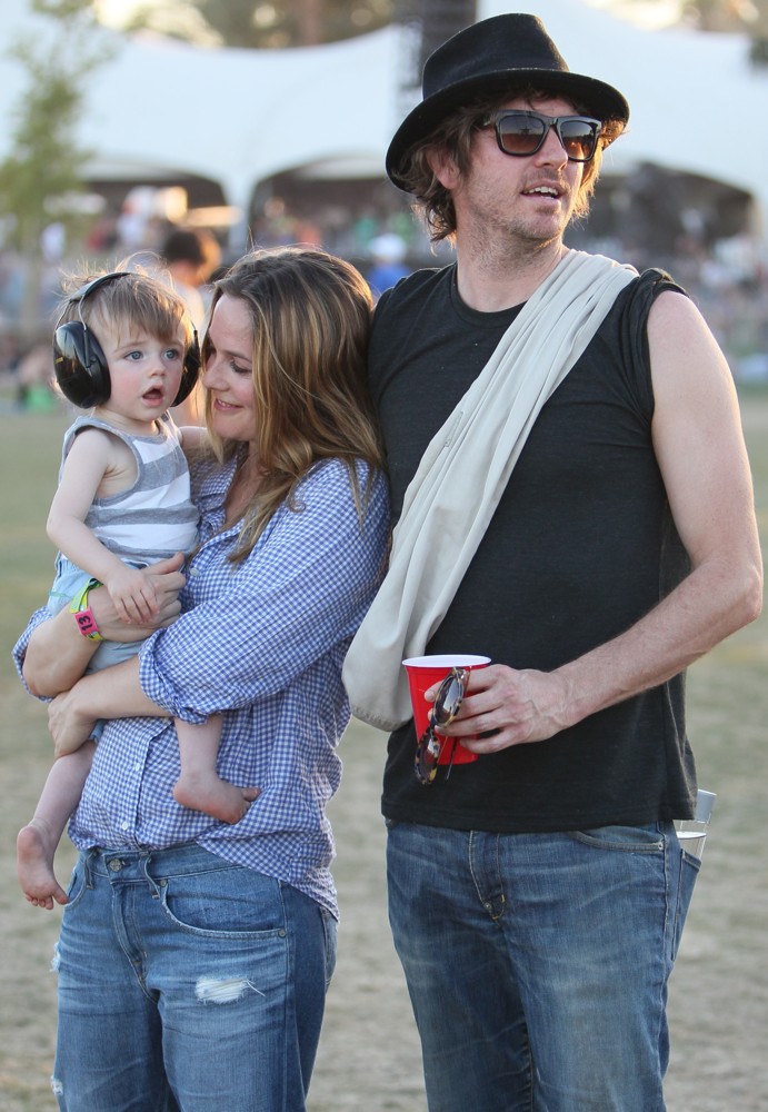 Bear Blu Jarecki;Alicia Silverstone;Christopher Jarecki;<br>Celebrities at The 2012 Coachella Valley Music and Arts Festival - Week 2 Day 2