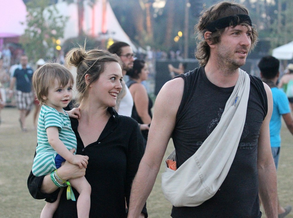Bear Blu Jarecki;Alicia Silverstone;Christopher Jarecki;<br>Celebrities at The 2012 Coachella Valley Music and Arts Festival - Week 2 Day 3