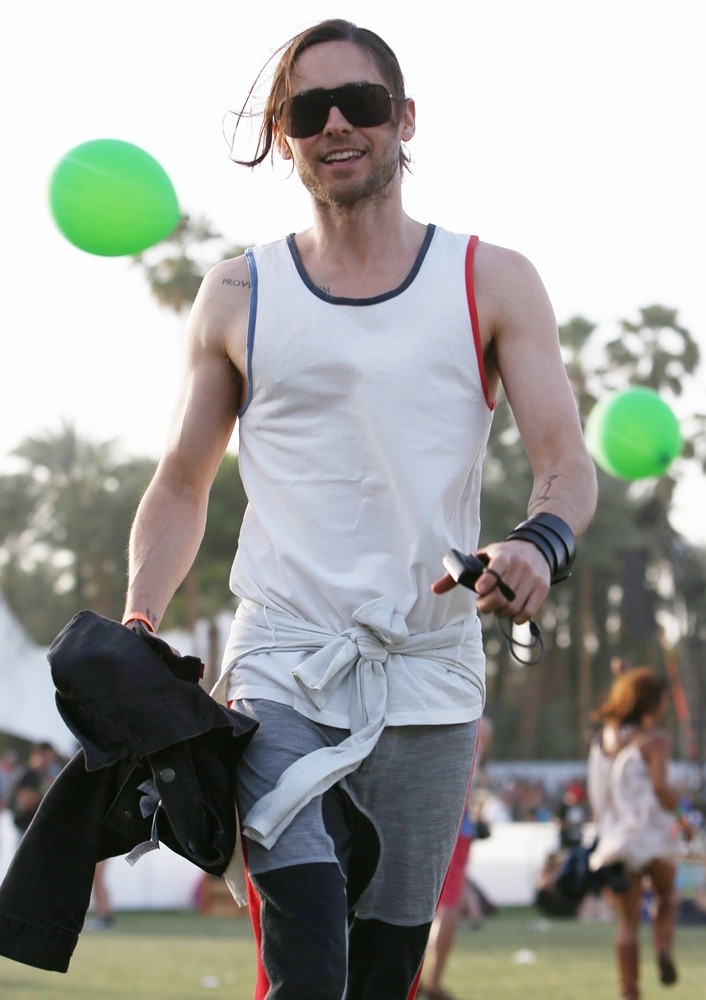 Jared Leto;30 Seconds to Mars;<br>The 2013 Coachella Valley Music and Arts Festival - Week 1 Day 3