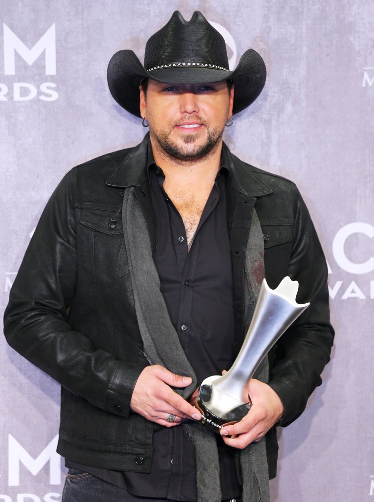 Jason Aldean;<br>49th Annual Academy of Country Music Awards - Press Room