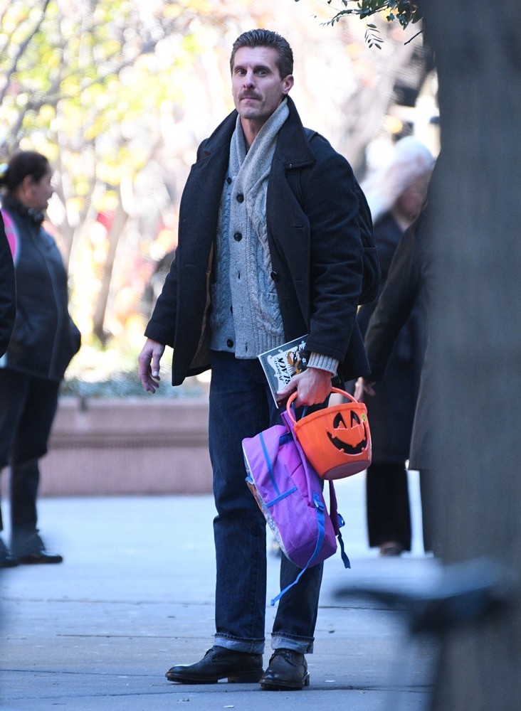 Jason Hoppy Wearing A Moustache in TriBeCa