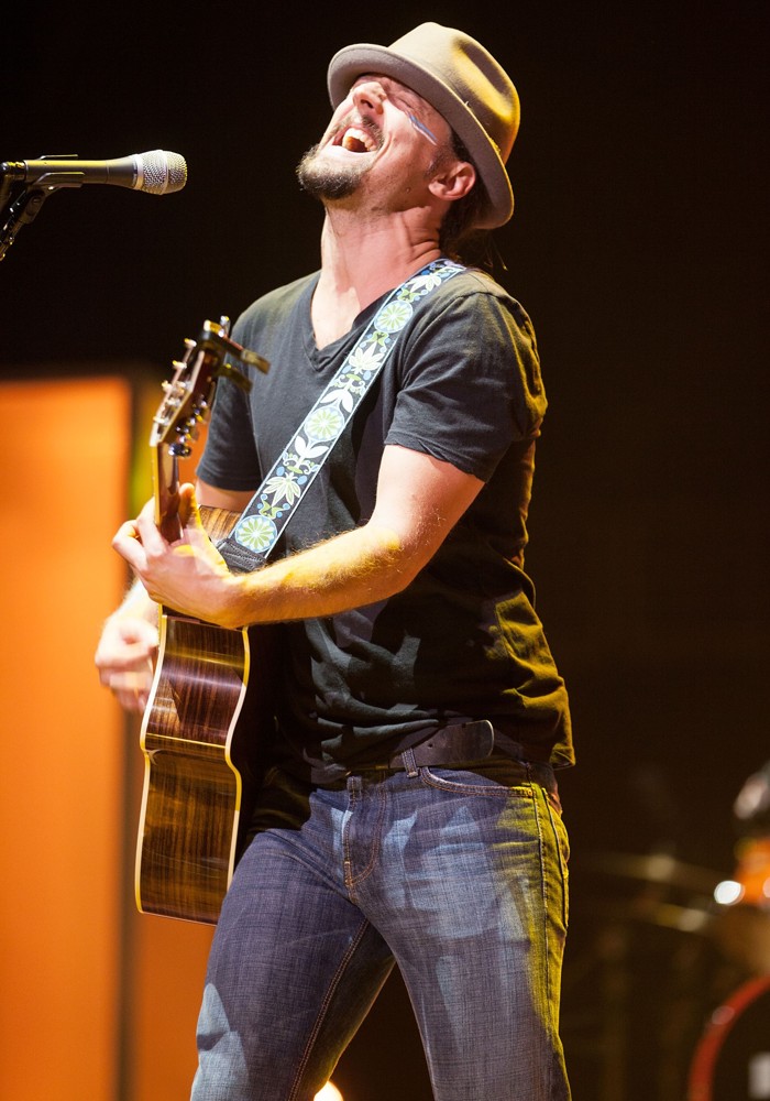 Jason Mraz;<br>Jason Mraz Performs During His Tour Is A Four Letter Word Concert