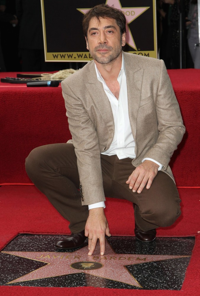 Javier Bardem;<br>Javier Bardem Is Honored with A Hollywood Star on The Hollywood Walk of Fame