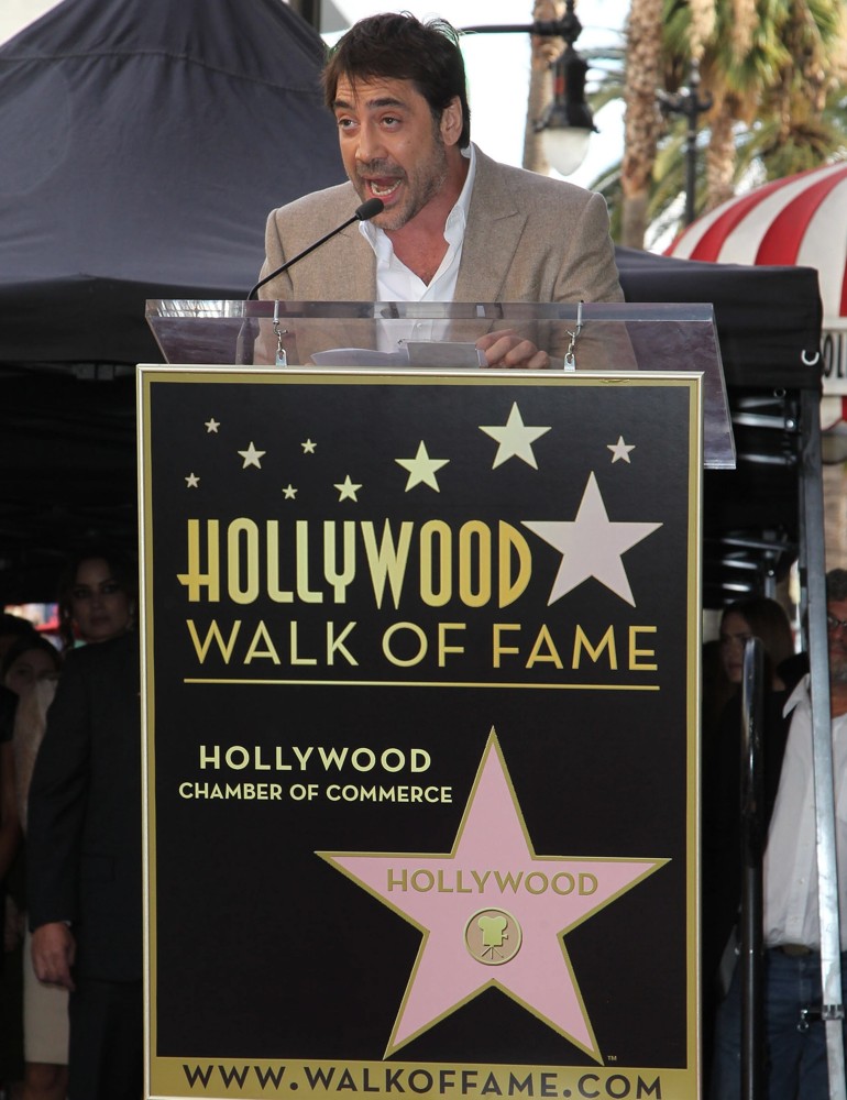 Javier Bardem;<br>Javier Bardem Is Honored with A Hollywood Star on The Hollywood Walk of Fame