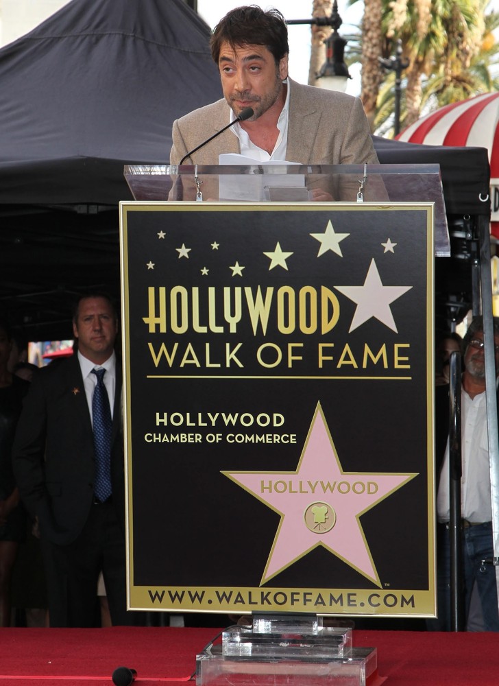Javier Bardem;<br>Javier Bardem Is Honored with A Hollywood Star on The Hollywood Walk of Fame