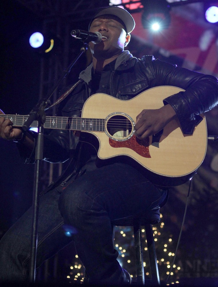 Javier Colon;<br>The 4th Annual Holiday Christmas Tree Lighting Ceremony and The Opening of LA Kings