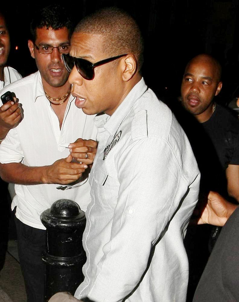 Jay-Z;<br>Celebrities Arrive at O2 Shepherds Bush Empire Ahead of Beyonce's New Album Launch and Performance