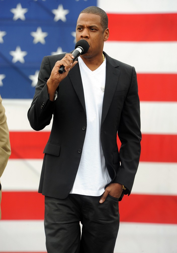 Jay-Z;<br>Jay-Z Press Conference on The Steps of The Philadelphia Museum of Art