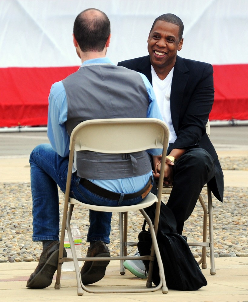 Jay-Z;<br>Jay-Z Press Conference on The Steps of The Philadelphia Museum of Art