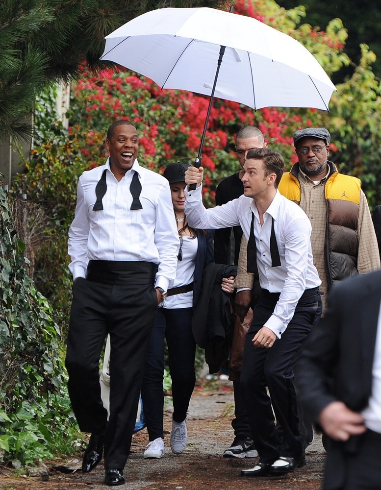 Jay-Z;Justin Timberlake;<br>Suit and Tie Set Music Video