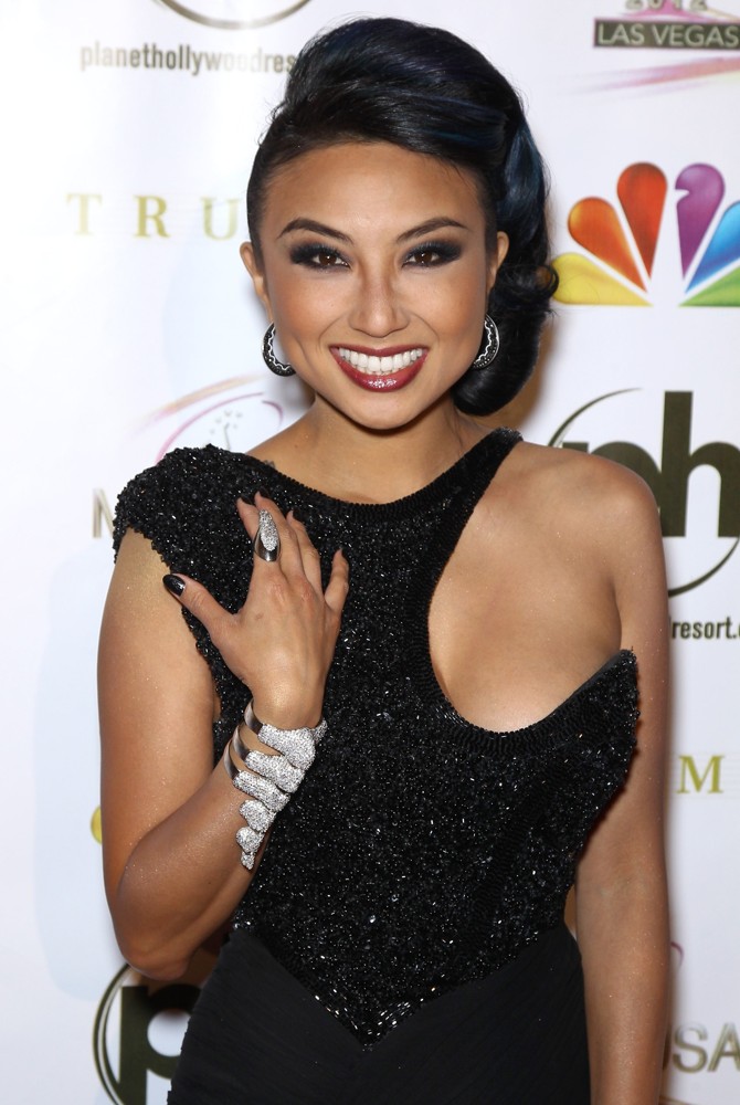 Jeannie Mai;<br>2012 Miss USA Pageant - Red Carpet