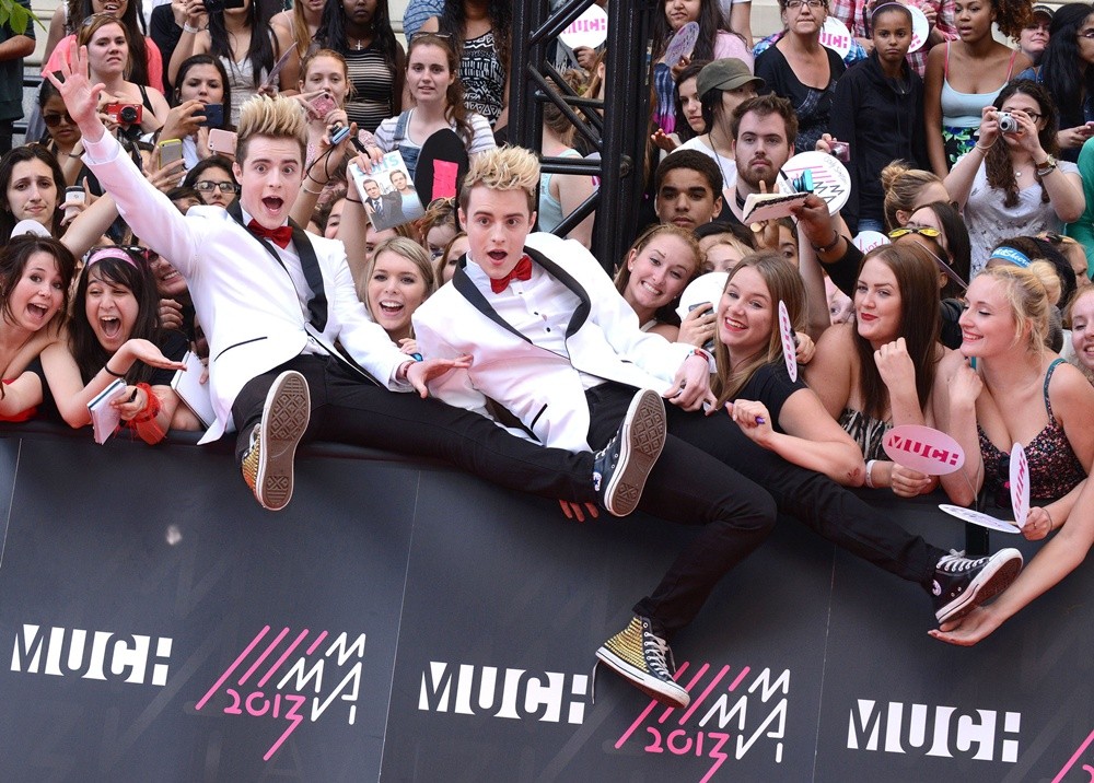 Jedward;<br>2013 MuchMusic Video Awards - Arrivals