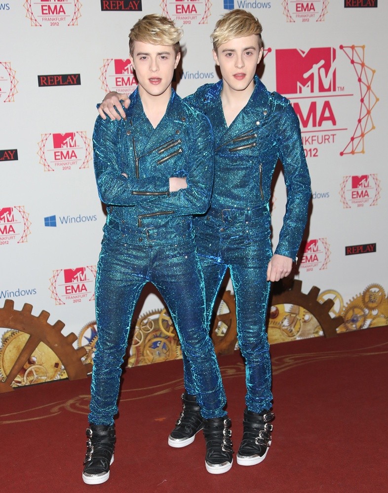 Jedward;<br>The MTV EMA's 2012 - Arrivals