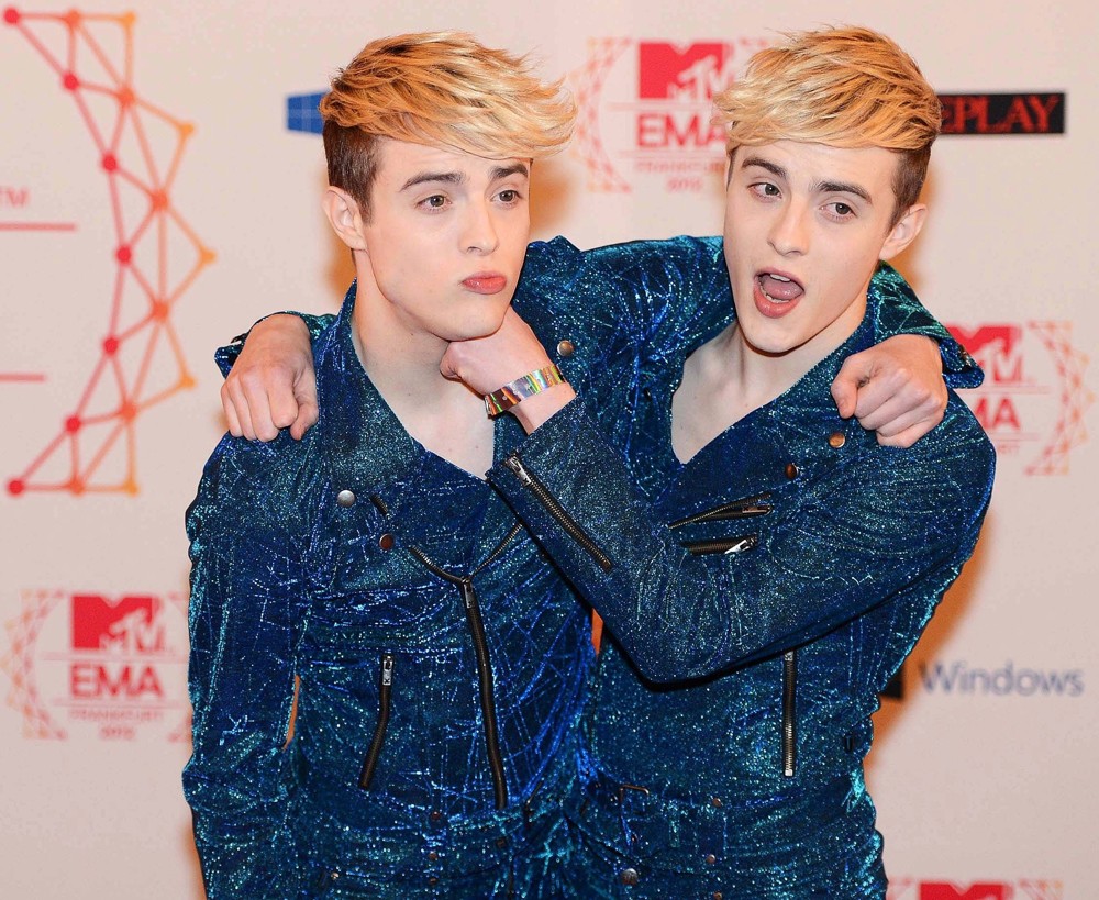 Jedward;<br>The MTV EMA's 2012 - Arrivals