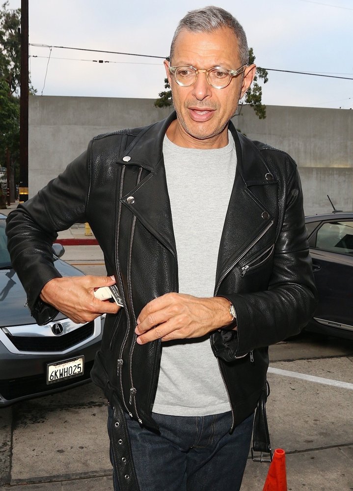Jeff Goldblum Arrives at Craig's Restaurant
