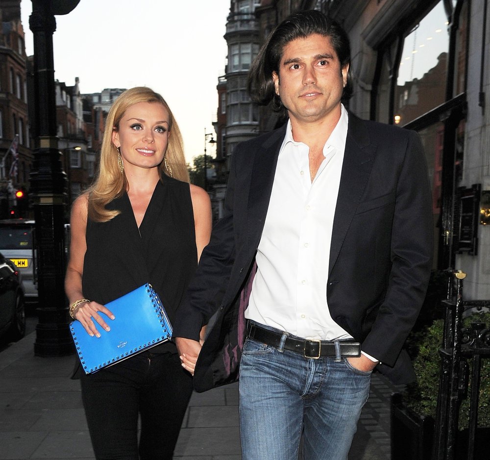 Katherine Jenkins Arrives at Scott's Restaurant with Andrew Levitas