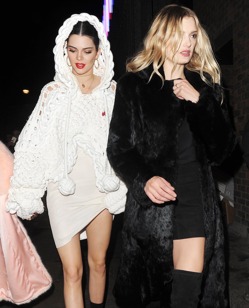 Kendall Jenner;Lily Donaldson;<br>Kendall Jenner Enjoys A Night Out with Lily Donaldson