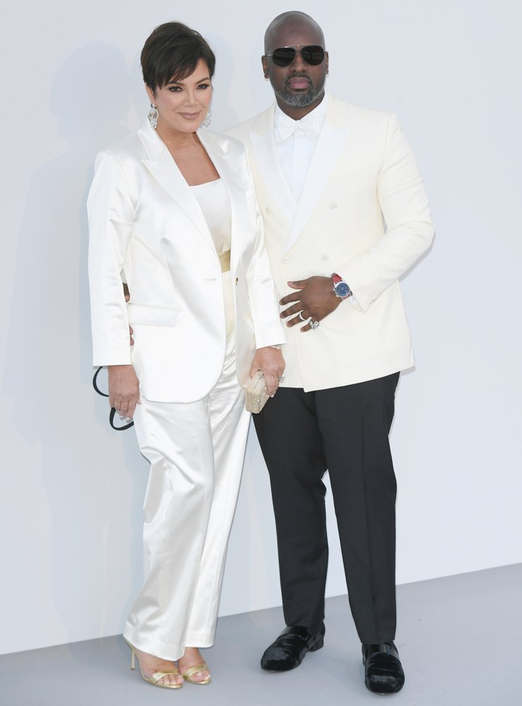 Kris Jenner;Corey Gamble;<br>The 26th amfAR's Cinema Against Aids Gala - The 72nd Cannes Film Festival