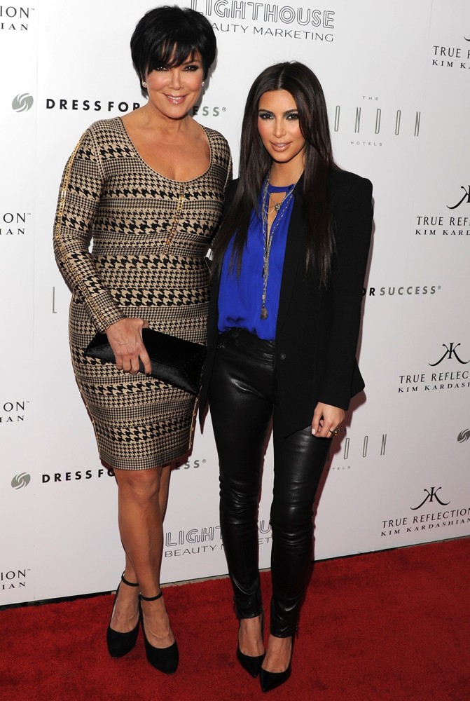 Kris Jenner;Kim Kardashian;<br>True Reflection Fragrance Launch