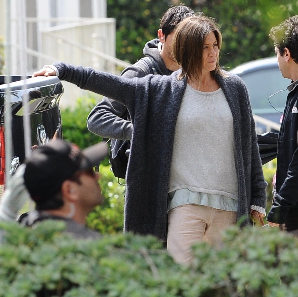 Jennifer Aniston;<br>On The Set of Movie Cake