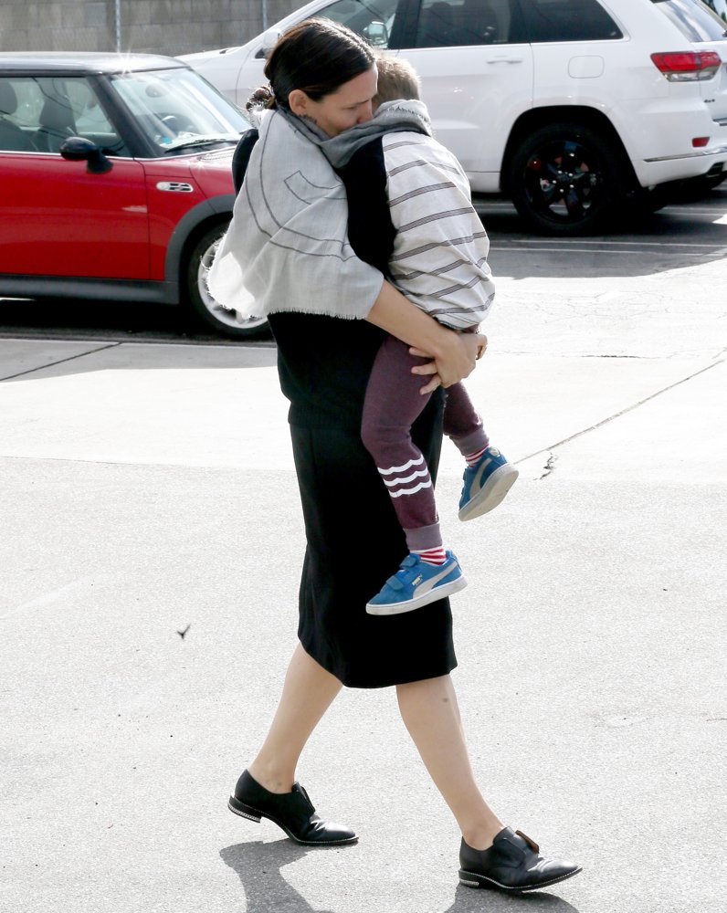 Jennifer Garner and Ben Affleck Take Their Family to Church