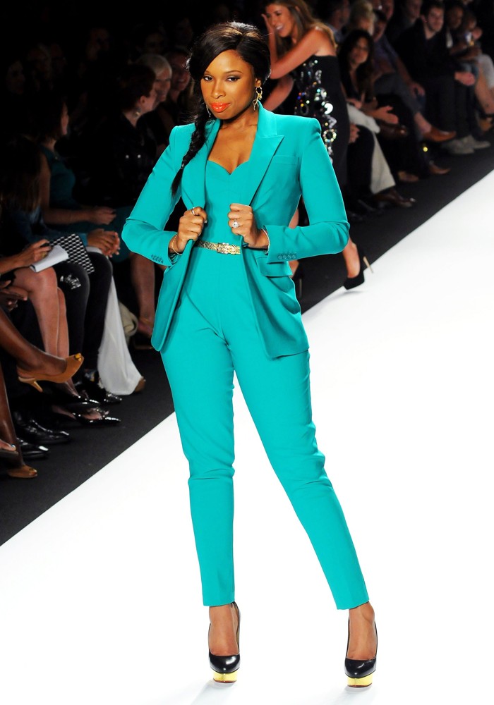 Jennifer Hudson;<br>Mercedes-Benz New York Fashion Week Spring-Summer 2013 - Project Runway