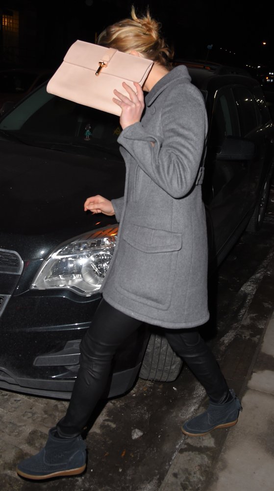 Jennifer Lawrence;<br>Celebrities Leaving Locanda Verde Restaurant
