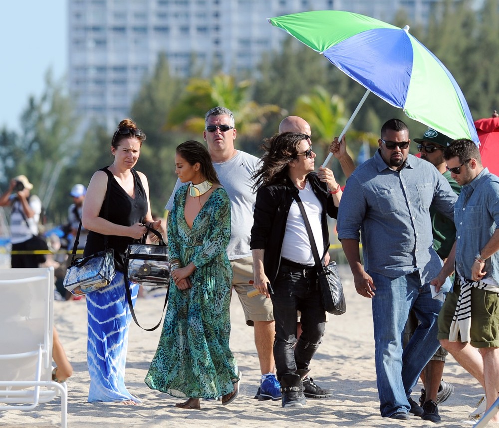 Jennifer Lopez;<br>Jennifer Lopez Filming A TV Commercial