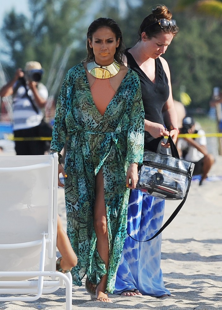 Jennifer Lopez;<br>Jennifer Lopez Filming A TV Commercial