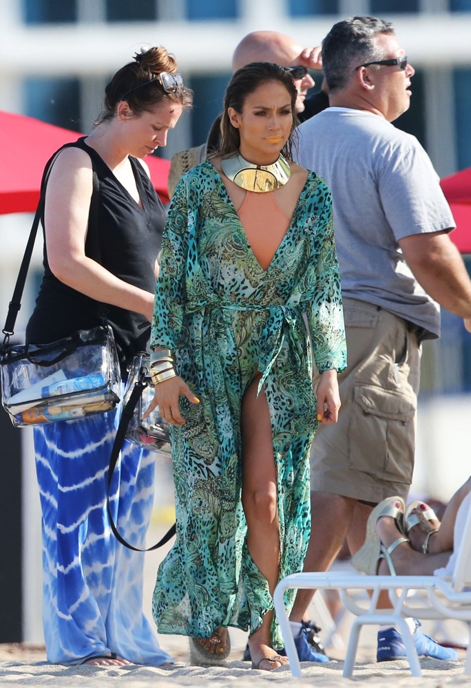 Jennifer Lopez;<br>Jennifer Lopez Filming A TV Commercial