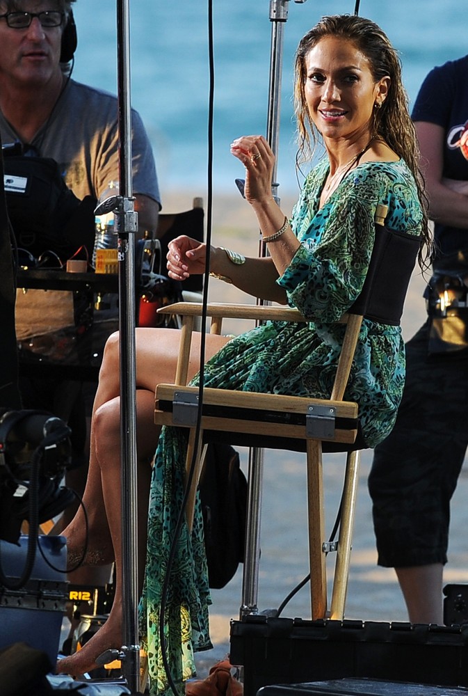 Jennifer Lopez;<br>Jennifer Lopez Filming A TV Commercial