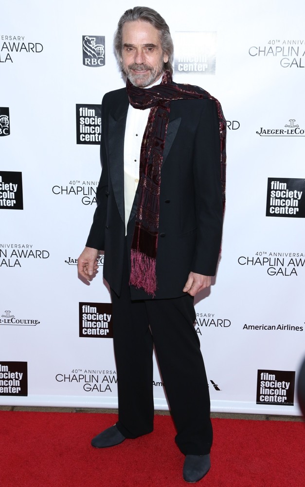 Jeremy Irons;<br>40th Anniversary Chaplin Award Gala Honoring Barbra Streisand