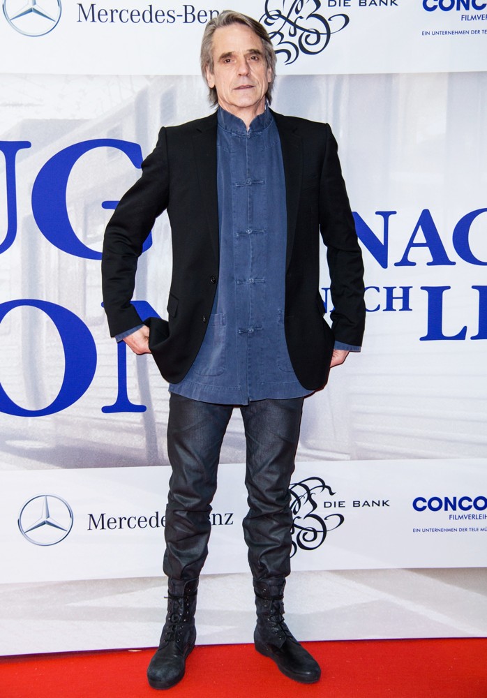 Jeremy Irons;<br>The Premiere of Nachtzug nach Lissabon